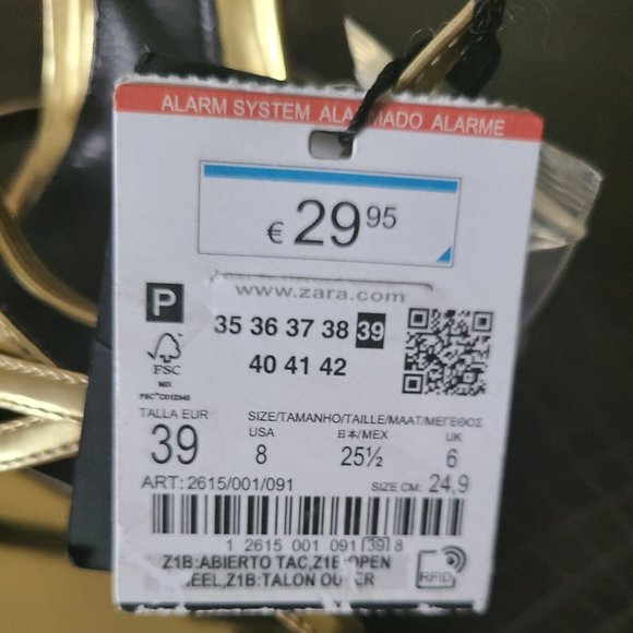 Zara Strappy Sandals - Picture 3 of 3